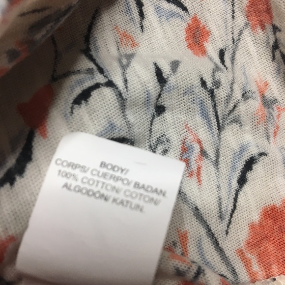 Lucky Brand Boho Top Sleeveless Orange Floral - Picture 5 of 7